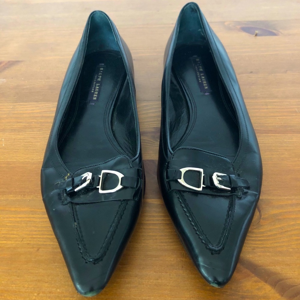 Ralph Lauren purple label flats